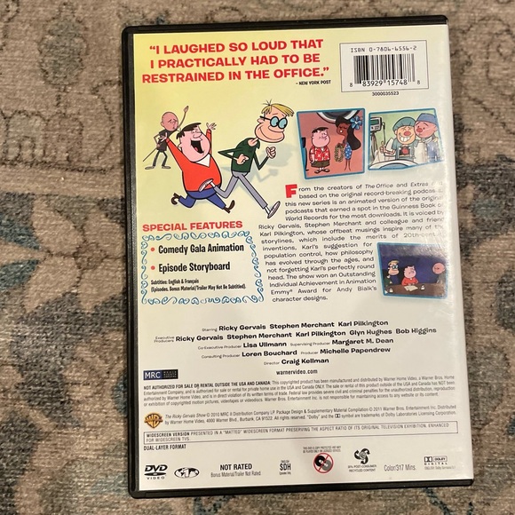 {The Ricky Gervais Show} The Complete First Season (2-Disc DVD set) - Picture 2 of 6